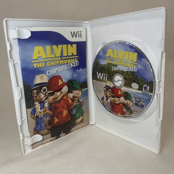 Alvin and the Chipmunks: Chipwrecked (Nintendo Wii, 2011)‎ Complete - Picture 1 of 7